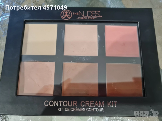 Комплект четки и палитра , снимка 3 - Козметика за лице - 52211640