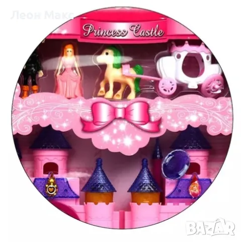 Къща Замък за кукли с каляска, снимка 4 - Образователни игри - 48286134