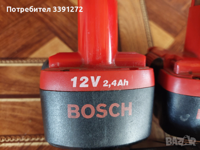 Комплект две батерии със зарядно за БОШ., снимка 4 - Винтоверти - 52547503