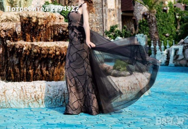 Дизайнерска бална рокля, снимка 3 - Рокли - 30015269
