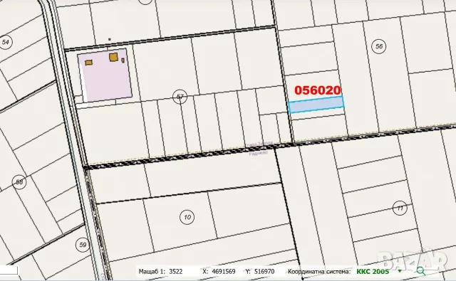 Продавам 4 декара земеделска земя в село Загоре. 2 x 2 Номера на имота 056020 и 060014