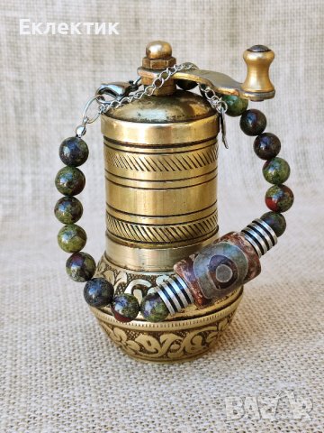 Унисекс гривна с Дзи мънисто и яспис Драконова кръв, снимка 6 - Гривни - 39736569