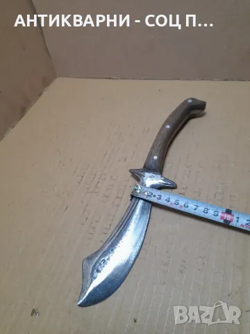 Стар Ръчно Изработен Нож От Ресьорна Стомана., снимка 11 - Антикварни и старинни предмети - 48951414