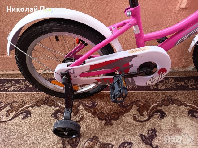 Детски велосипед за момиче, снимка 4 - Велосипеди - 54301508
