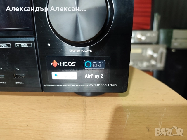 Denon AVR-X1600h Wi-Fi, Bluetooth, 4K, Dolby Atmos, снимка 7 - Ресийвъри, усилватели, смесителни пултове - 52679612