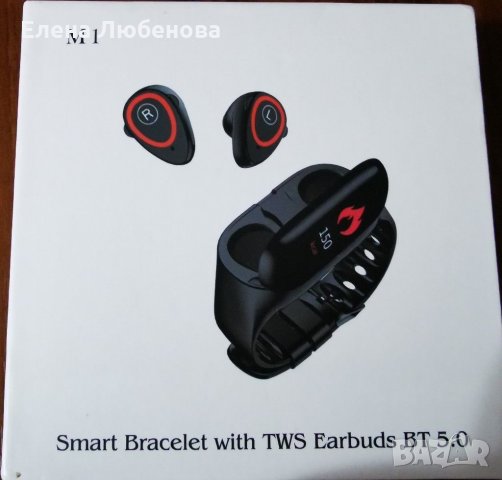 Смарт часовник с Bluetooth слушалки