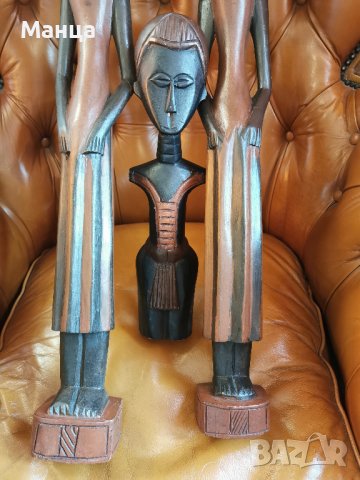 Африкански фигури Ашанти, снимка 4 - Антикварни и старинни предмети - 38655897