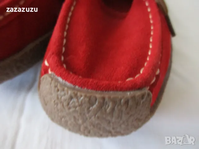 ДАМСКИ МОКАСИНИ, червени, много удобни, снимка 6 - Дамски ежедневни обувки - 49627691