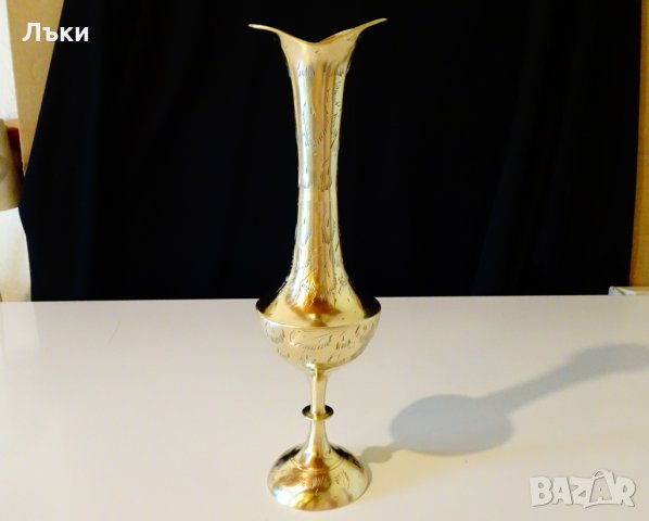 Бронзова кана,гарафа Британска Индия,маркирана. 