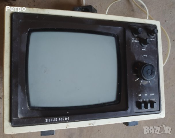 Портативен телевизор Шилялис Silelis 405 D-1 от соца, снимка 4 - Антикварни и старинни предмети - 42269654