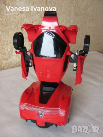 Кола робот трансформърс с батерии, снимка 4 - Електрически играчки - 32143487