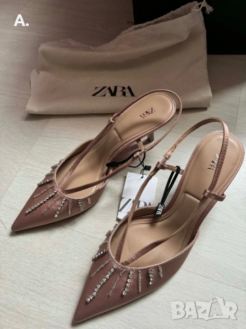 Нови обувки на ток на Zara, снимка 4 - Дамски обувки на ток - 52502198