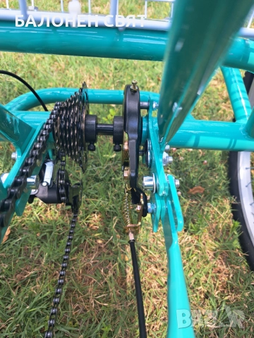 СУПЕР МОДЕЛ Нова 24 цолова Сгъваема Семейна Триколка 7 скорости 3 спирачки с Безплатна Доставка , снимка 11 - Велосипеди - 51578467