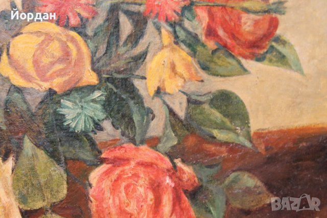 Картина масло /немски автор - O.Kregsmann /1942 година/, снимка 9 - Колекции - 42249475