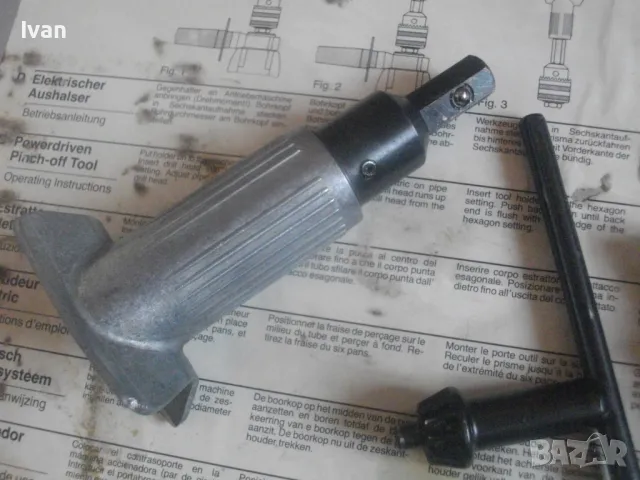 НОВА ЕЛЕКТРИЧЕСКА МАШИНА ЕКСТРАКТОР ЗА МЕДНИ ТРЪБИ-пробиване и разширяване на медни тръби ф10-ф22мм, снимка 14 - Други инструменти - 48012324