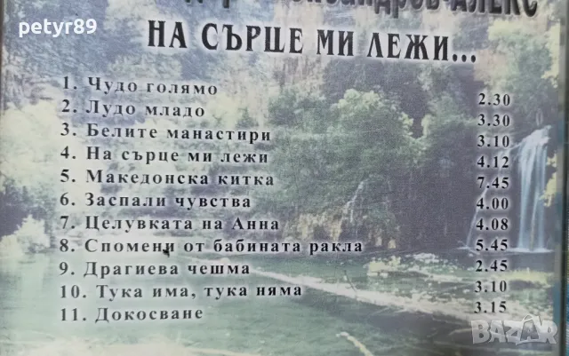 Александър Александров - На сърце ми лежи, снимка 2 - CD дискове - 49091132