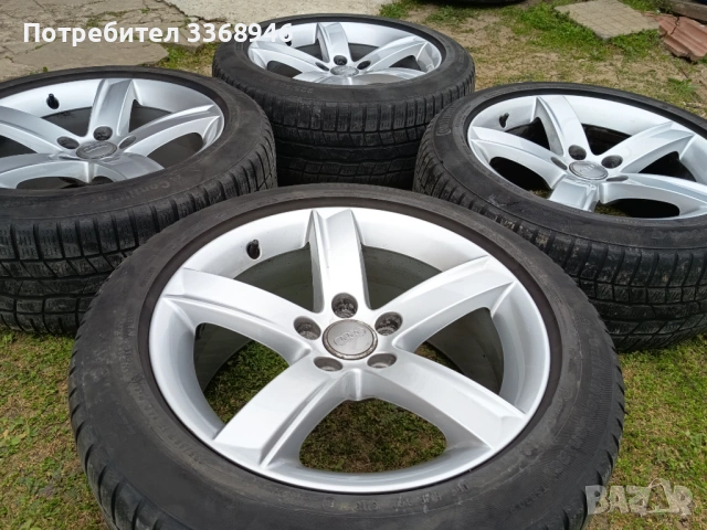 Джанти Audi Оригинални 17" 5x112 ET28, снимка 6 - Гуми и джанти - 53910129