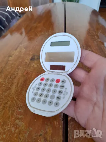 Стар калкулатор,огледалце HB Racing Team, снимка 4 - Други ценни предмети - 47805135