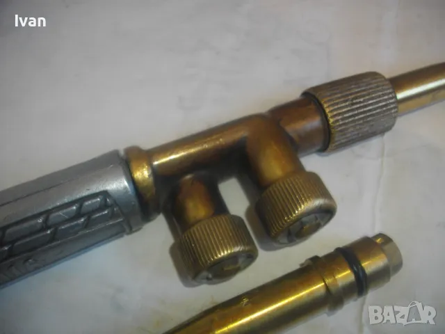 ПРОФЕСИОНАЛНА ОКСИЖЕННА АЦЕТИЛЕНОВА ГОРЕЛКА YLDIZ с 5 рамена и дюзи ОТЛИЧНА, снимка 14 - Други инструменти - 47938946