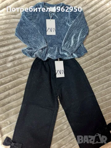детски комплект Zara нов с етикет