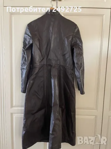 Палто яке естествена кожа черно, снимка 3 - Якета - 48097131