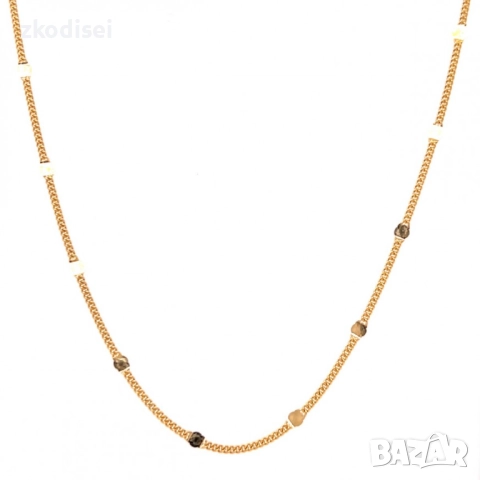 Златен синджир 3,35гр. 50,0см. 14кр. проба:585 модел:33812-3, снимка 2 - Колиета, медальони, синджири - 51612365