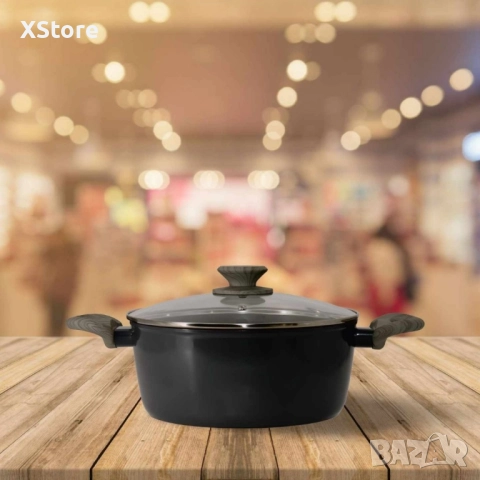 Тенджера Voltz Marseille OV54418D24, 24x10.5см.\4.5л., , снимка 3 - Съдове за готвене - 52497859