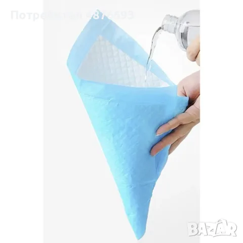 Абсорбиращи хигиенни подложки за кучета и котки 60 x 40 см, 100 броя + 30 торбички за отпадъци, снимка 4 - За кучета - 55849163