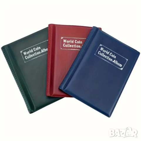 Албум за 120 броя монети до 28 мм. , снимка 4 - Нумизматика и бонистика - 47798875