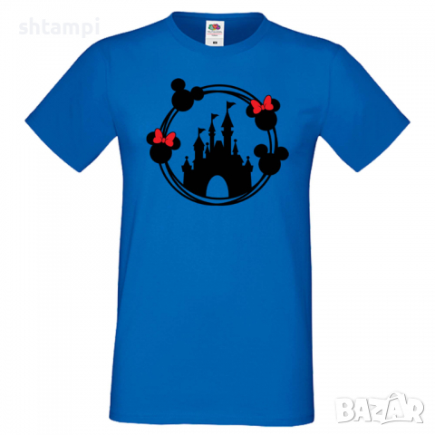 Мъжка тениска Disney Castle 1 Minnie Mouse,Подарък,Изненада,Рожден ден