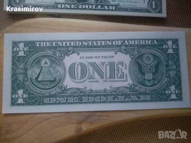 Колекция USA/САЩ-банкноти от 1 долар - 50бр. поредни номера, снимка 4 - Нумизматика и бонистика - 33780443