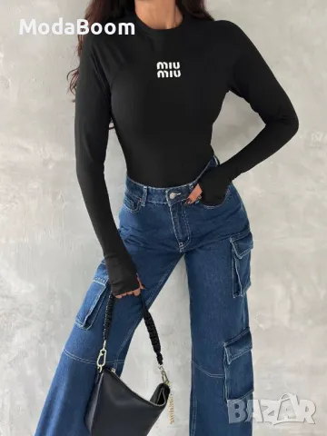 Miu Miu дамско боди Различни цветове , снимка 8 - Потници - 48353522