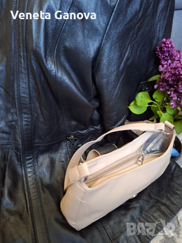 Кокетна чантичка в в цвят екрю или капучино, снимка 4 - Чанти - 51434724