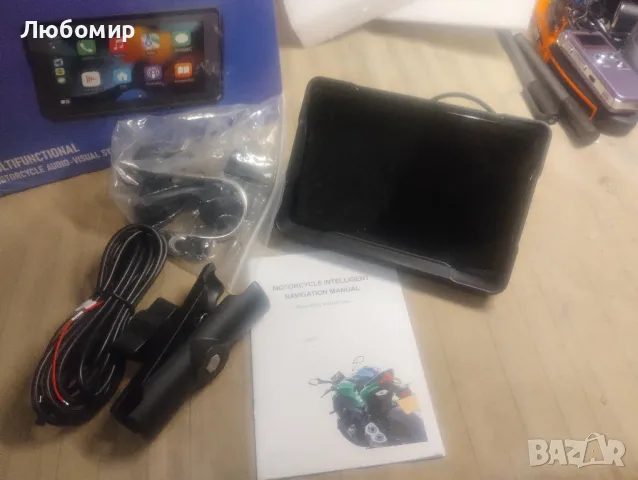 5-инчова мотоциклетна навигация Carplay

