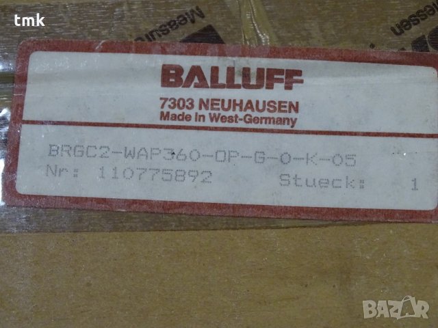 Ротационен Енкодер BALLUFF BRGC2-WAP-360 Encoder, снимка 10 - Резервни части за машини - 31346560