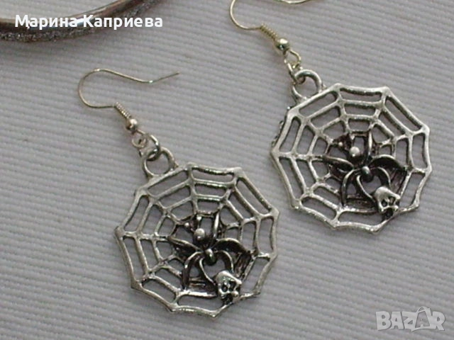 ОБеци "Паяжина" /С-72/, снимка 3 - Обеци - 51551268