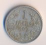 Белгия стар сребърен франк 1909 година