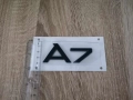 черна емблема Audi A7, снимка 3