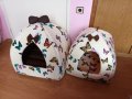 Къщичка иглу за куче /котка от плат и дунапрен , снимка 7