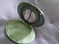 Метална маркова тока американска винтидж BevBuckle The  Beer buckle отлична 112х87х22мм, снимка 11