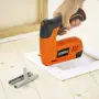 Акумулаторен електрически такер 2-в-1 – телбод и пирони, 3.6V, снимка 5