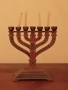 Свещник за ханука Свещник менора, снимка 1