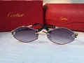 Cartier 2024 дамски слънчеви очила ромб 3 цвята, снимка 6