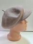Дамска шапка,вълнен лукс -221 Касторен гонен плат, снимка 3