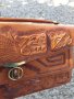 Дамска луксозна кожена чанта уникат  2/3, снимка 2