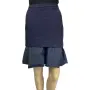 MOSCHINO – евтина и шик пола с разкършени краища, размер 42 (Италия), 8 (САЩ), снимка 1