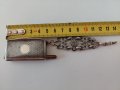 Сребърен 900 проба кибритник с ниело/ Late 19th Century French Silver, Gold & Niello Vesta case/, снимка 11