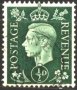 Клеймована марка Крал Джордж VI 1937 от Великобритания, снимка 1 - Филателия - 38082510