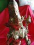 Голяма Бронзова  Индуиска Статуя Богиня ПАРВАТИ, снимка 2