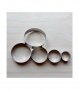 КОМПЛЕКТ 5БР. МЕТАЛНИ РИНГОВЕ ЗА РЯЗАНЕ НА ТЕСТО - код 3034, снимка 6